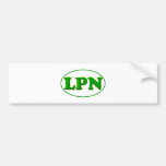 green green LPN Bumper Sticker