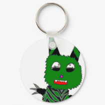 Green gremlin keychains