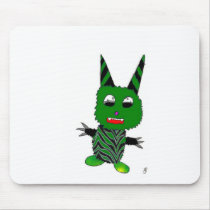 Green gremlin mousepads