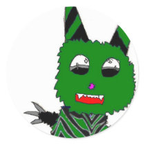 Green gremlin stickers