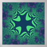Green Grove Star Poster posters