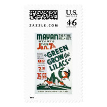 Green Grow The Lilacs 1937 WPA Stamps
