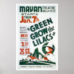 Green Grow The Lilacs 1937 WPA posters