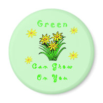 Green Grows On You magnets by politicalgirl Green Grows On You magnets