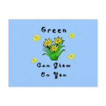 Green Grows On You postcards by politicalgirl Green Grows On You postcards
