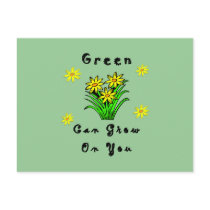 Green Grows On You postcards by politicalgirl Green Grows On You postcards