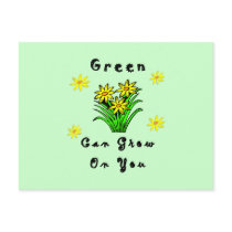 Green Grows On You postcards by politicalgirl Green Grows On You postcards