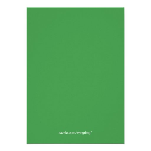 Green Gymnastics Birthday Party Invites