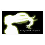 green Hair Salon businesscards business cards