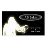 Green Hair Salon businesscards business cards