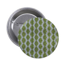 Green Harlequin Bling Pinback Buttons