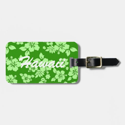Green Hawaiian Luggage Tag Zazzle