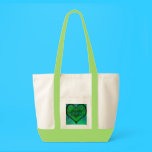 Green Heart bff bags