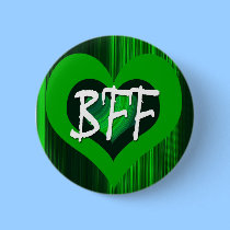 GREEN HEART buttons