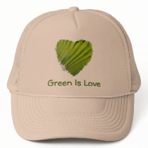 Green Heart, Green Is Love Hats