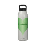 Green Heart Liberty Bottle Drinking Bottles