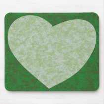 Green Heart mousepads