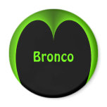 Green Heart Personalized Name Magnet