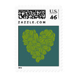 Green Heart Postage stamps