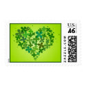 'Green' Heart Postage postage by cathie10 'Green' Heart Postage postage