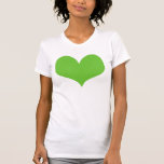 Green Heart Solid T Shirt t-shirts
