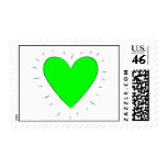 Green Heart - Stamp