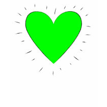 Green Heart - T shirt