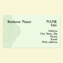 Green Henna Business Card business cards