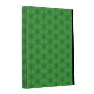 Green Hexagon iPad Case