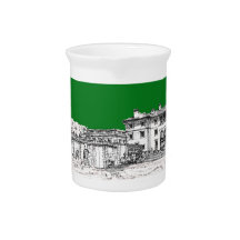 green home drawing beverage pitcher