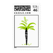 Green Hope Doodle Art Postage postage