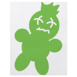 green horror doll icon custom flyer