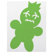 green horror doll icon letterhead