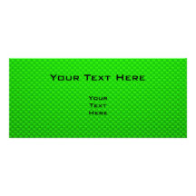 Green Horse Racing Rack Card