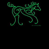 Green Horse t-shirts by SandeElkins Green Horse t-shirts