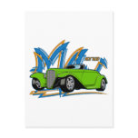 Green Hot Rod Postcards