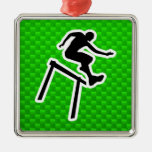Green Hurdler Christmas Tree Ornaments
