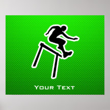 Green Hurdler Posters