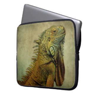 Green Iguana Laptop Sleeve