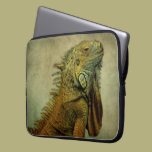 Green Iguana laptop sleeves