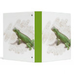 Green Iguana Lizard Binder