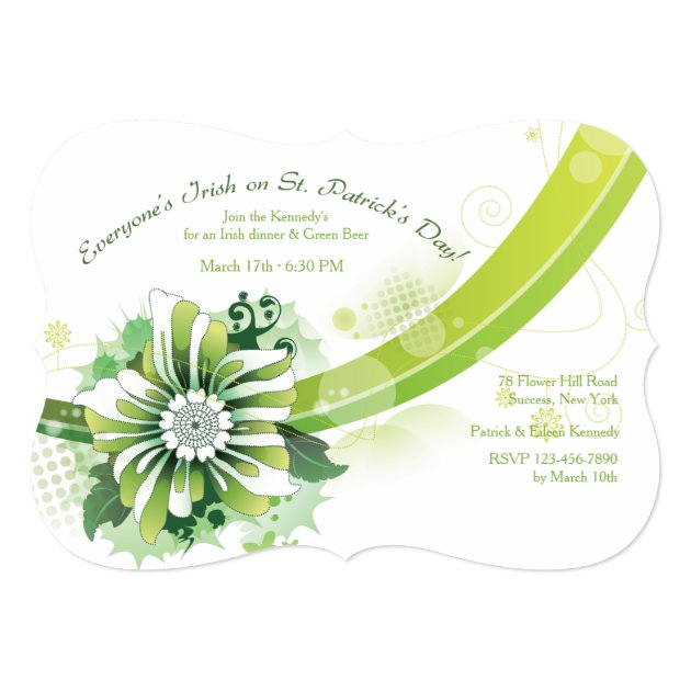 Green Impression Invitation (front side)