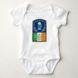 Green Irish Beer is Here Baby Bodysuit