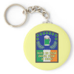 Green Irish Beer is Here Key Chain
