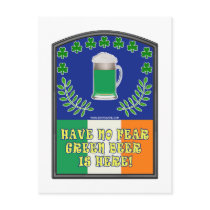 Green Irish Beer is Here