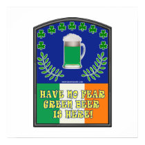 Green Irish Beer is Here