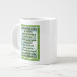 Green Irish Blessing Jumbo Mug