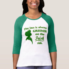 Green Irish Lass Tees=
