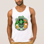 Green Irish Leprechaun Skull: Shenanigans 1 Tanktop