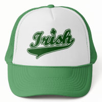 Green Irish Shamrock Mesh Hats
